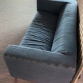 1548371-5 Tresits-soffa med denimklädsel
