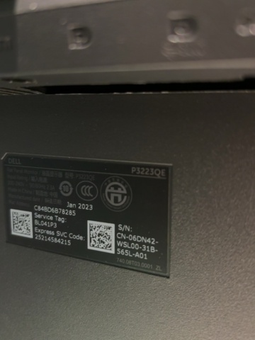 1548379-4 Bildskärmar 4 st 32" - Dell P3223QE