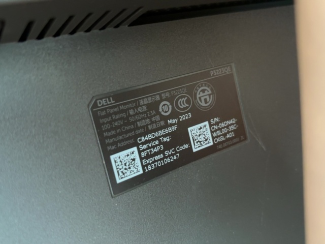 1548381-4 Bildskärmar 6 st 32" - Dell P3223QE