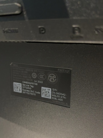 1548382-4 Bildskärmar 4 st 32" - Dell P3223QE