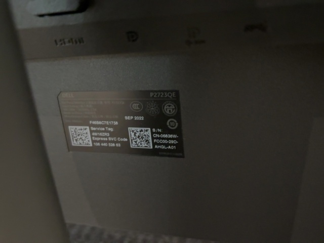 1548384-4 Bildskärmar 2 st 27" - Dell P2723QE