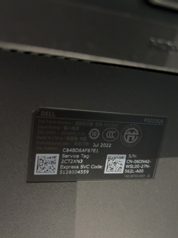 1548387-5 Bildskärmar 8 st 32" - Dell P3223QE