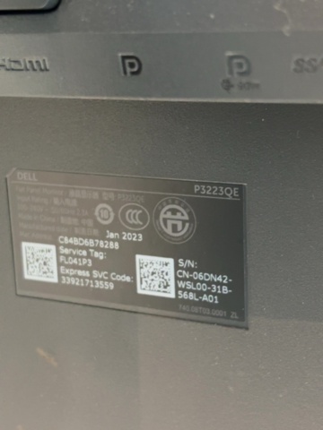 1548392-3 Bildskärm 32" - Dell P3223QE