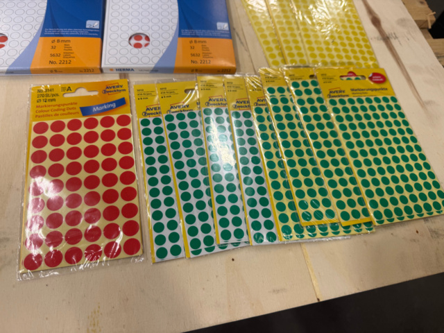 1592862-25 Parti med prismärkare & diverse förbrukningsmaterial