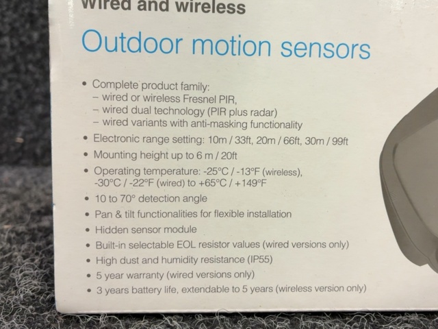 1603881-4 Trådlös rörelsedetektor - Aritech RF440I4