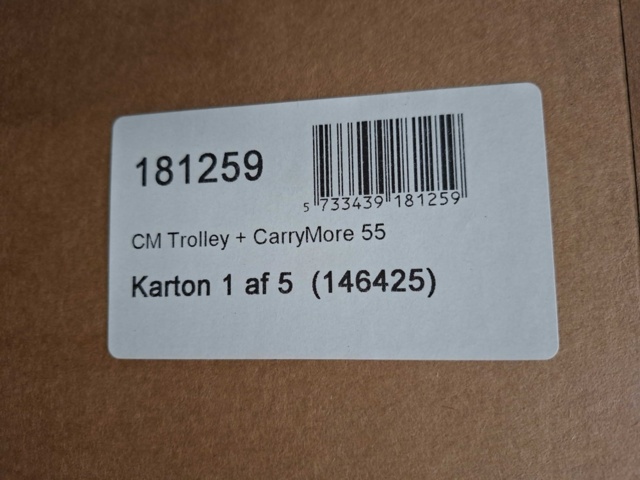 1603927-3 Transportsystem Raaco CarryMore Trolley + CarryMore 55