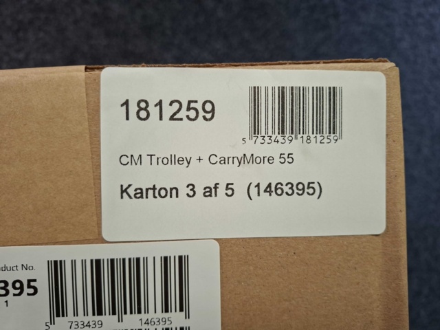 1603927-5 Transportsystem Raaco CarryMore Trolley + CarryMore 55