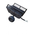 1604632-1 Robust ATV-Vagn med mesh | 700KG Lastkapacitet & terränghjul | Svart