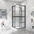 1604643-1 Duschkabin med spröjs 80 x 80 cm | Industriell design
