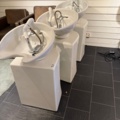 1141589-5 3 st schamponeringsstolar (PAHI) med massagefunktion