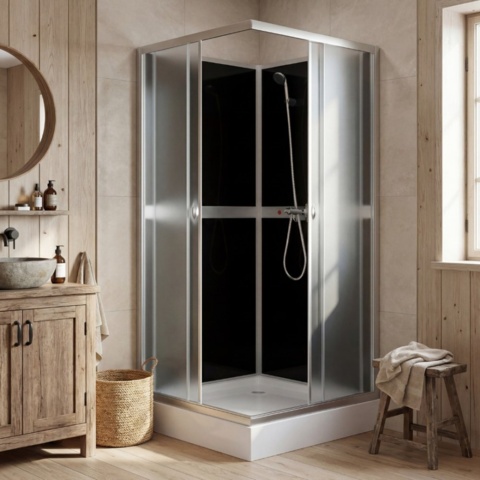1604656-1 Duschkabin Nordamist Liris - 80x80x195 cm