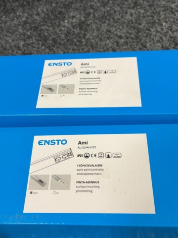 1605479-3 4 st LED-bänkarmatur Ensto Ami