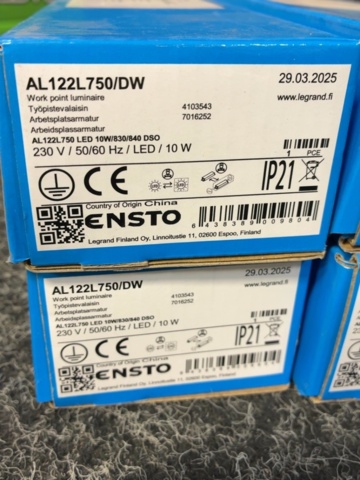 1605479-5 4 st LED-bänkarmatur Ensto Ami