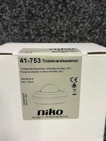 1605487-3 2 st Närvarosensorer - Niko 41-753