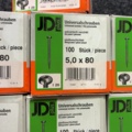 1605491-7 1000 st Universalskruv 5.0x80mm, JD plus