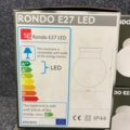 1605495-8 6 st Tak/Vägglampor Rondo E27 LED - SG