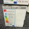 1605495-9 6 st Tak/Vägglampor Rondo E27 LED - SG