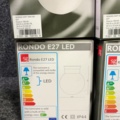 1605495-10 6 st Tak/Vägglampor Rondo E27 LED - SG