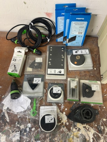 1600282-2 Samling med slip- och maskintillbehör - Festool