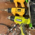 1600283-2 Skruvdragare och värmepistoler 3 st - Festool, Ryobi, DeWalt