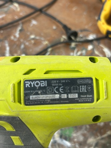 1600283-5 Skruvdragare och värmepistoler 3 st - Festool, Ryobi, DeWalt