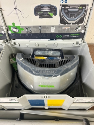 1600285-3 Arbetsbelysning 2 st med stativ och förvaringslådor - Festool