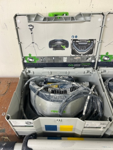 1600286-2 Arbetsbelysning 2 st med stativ och förvaringslådor - Festool