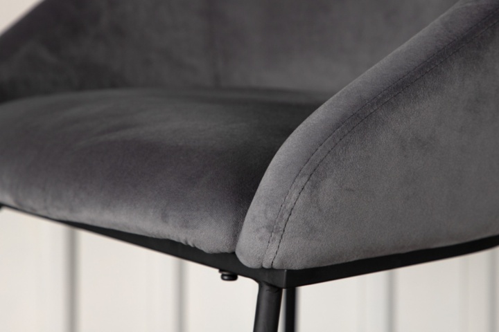 1600766-4 Velvet barstol 4st