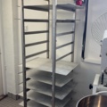 1373350-2 Sheet metal cart with sheets