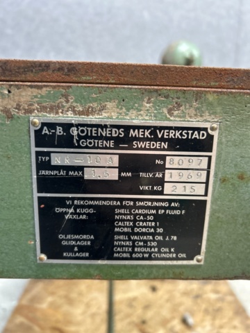 1558737-3 Slagsax - Göteneds Mek. Verkstad