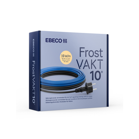 1603948-1 2 st Värmekabel Ebeco Frostvakt 10
