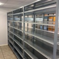 1594886-5 Sheet metal shelves 17 sections - Constructor