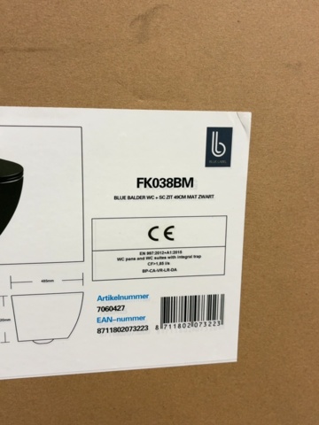 1605520-5 Vägghängd WC - Blue Label FK038BM