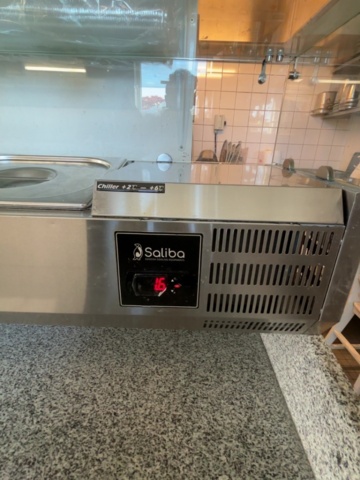 1373356-9 Pizzakylbänk med kylränna och granitskiva – GastroTeam VRX2200/330