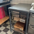 1373357-9 Pizzaugn med rostfria bänkar och hyllplan – Bake Partner Pizza Master PM732E -2002