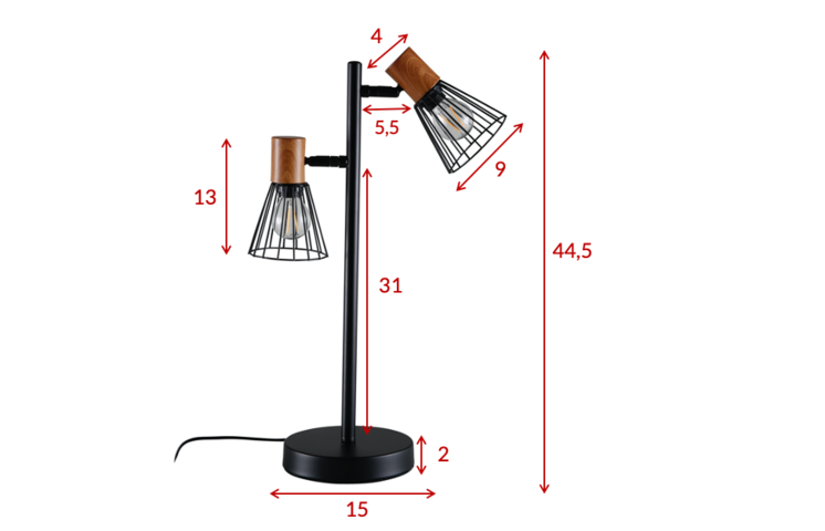 1600887-5 Fall -pendant - black/black & Atticus bord