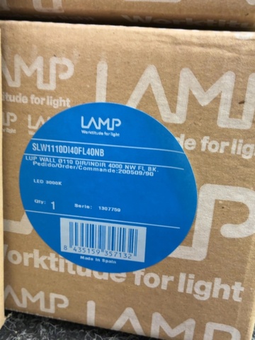 1605529-3 6 st Väggarmaturer LAMP Lup Wall Ø110 mm