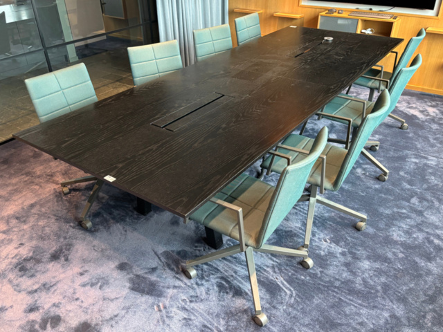1548274-15 Konferensbord med 8 st karmstolar - Lammhults