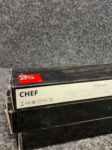 1605536-6 3 st belysningsarmaturer - SG Chef