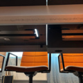 1548278-8 Konferensmöblemang - Konferensbord, 8 st karmstolar, sittbänkar och whiteboardtavla - Lammhults