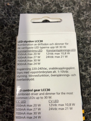 1605548-5 4 st LED-styrdon VADSBO LCC30