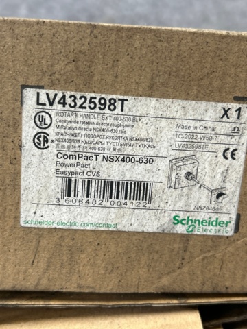 1558745-4 Vridhandtag Compact, brytare, säkringsskåp m.m