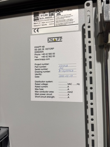 1605771-24 Inmatningssystem/Conveyor-system Knapp Maximove