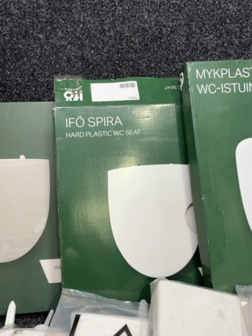 1605566-4 9 st WC-sitsar, Gustavsberg, Laufen m.m.