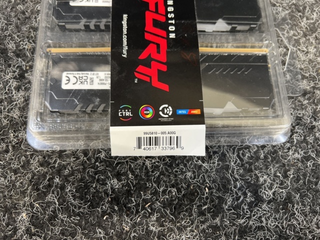 1605734-2 Memory Kingston Fury DDR4 2x8GB