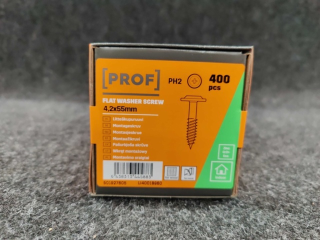 1605744-3 3200 st Montageskruv Prof 4,2x55 mm