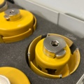 1600314-5 Samling med hålsågar och tillbehör i förvaringslåda
