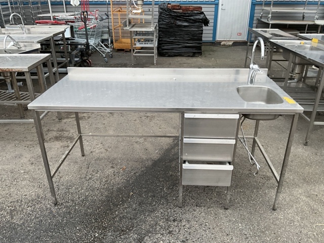 1474140-1 Rostfri bänk