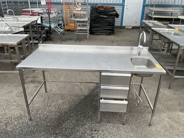1474140-7 Rostfri bänk