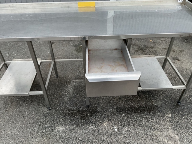 1474155-10 Rostfri bänk